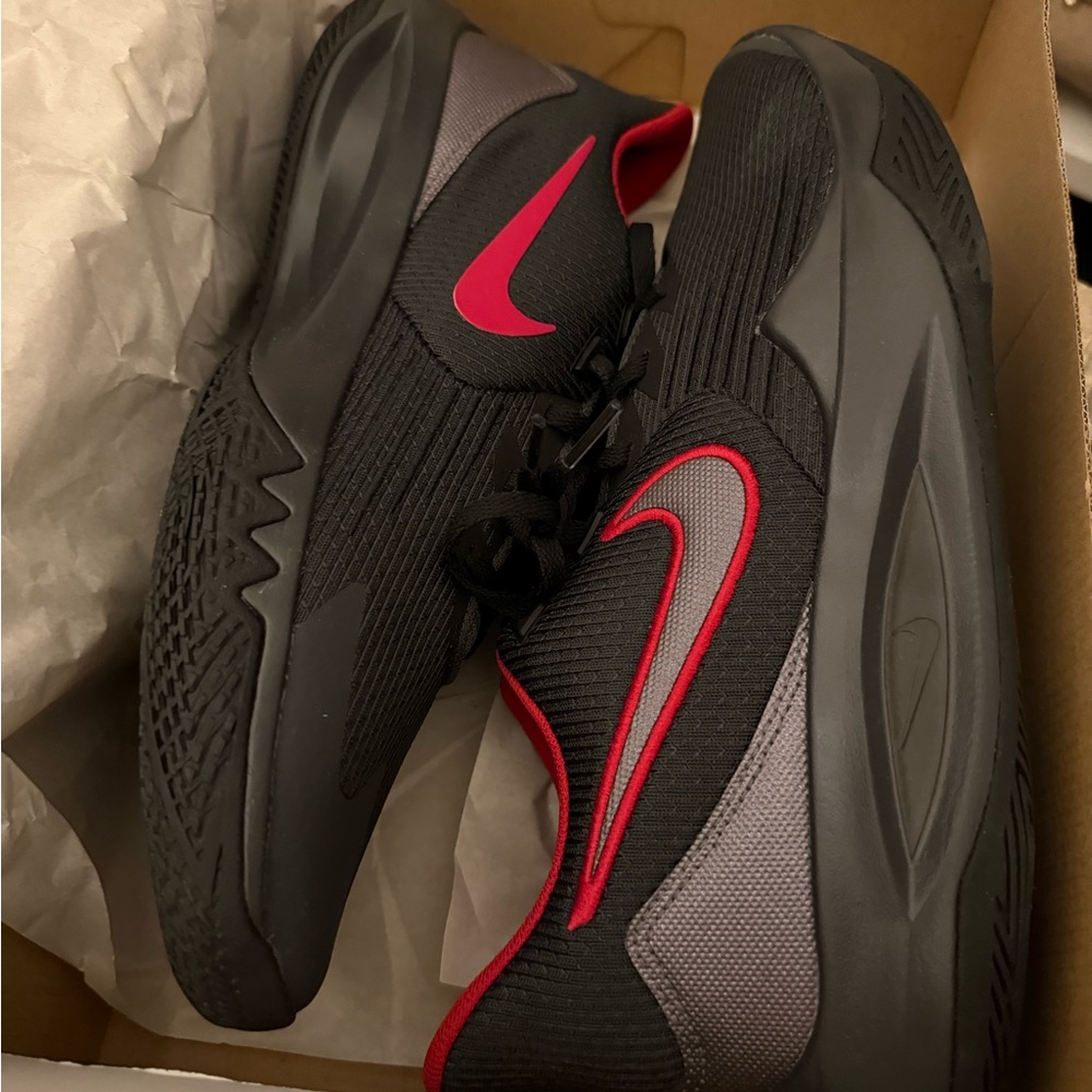 Nike Black and Red Athletic Shoes